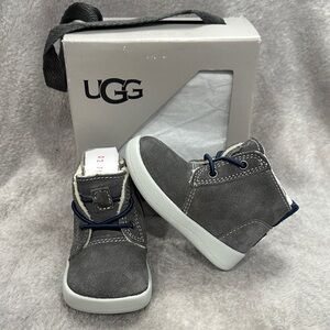 UGG Toddler Gray and Navy Boots